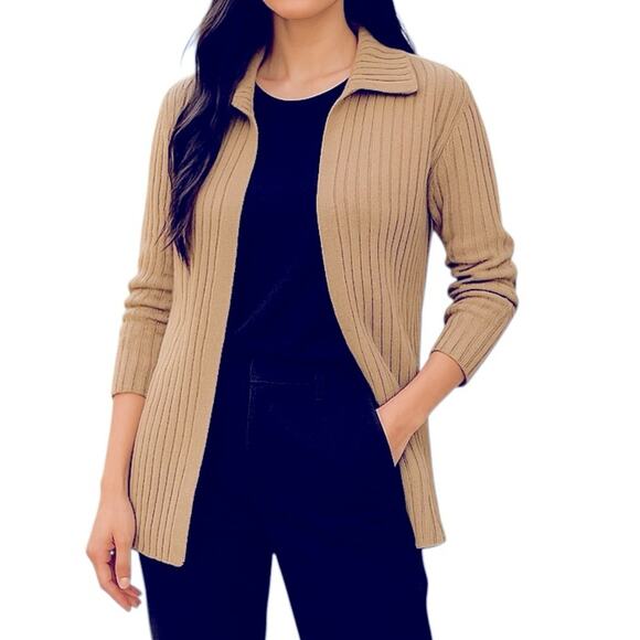 J. Crew Sweaters - J. Crew Vintage Strenesse Damon Strickjacket Ribbed Heavyweight Open Cardigan